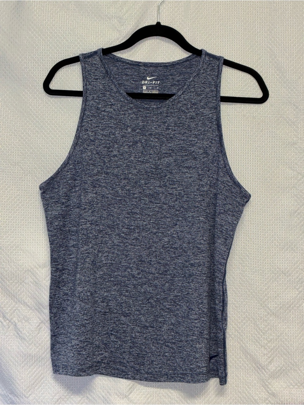 Nike Dri-FIT Heather Navy/White Performance Tee